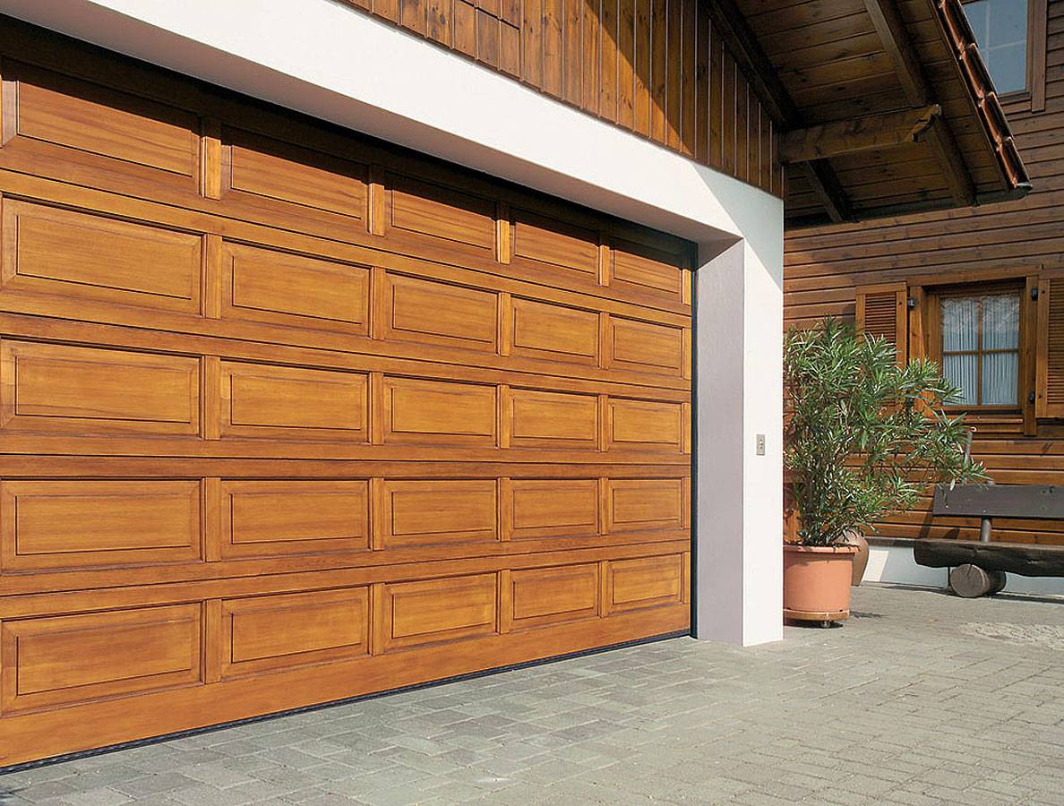 Двери для гаража имеют стандартный размер
